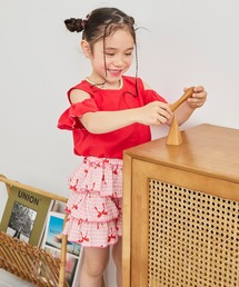 オフショル」に該当するトップス（レッド/赤色系）ファッション通販