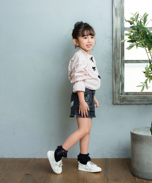 Rora(ローラ)の「ピア レースソックス (3colors)(ソックス/靴下・キッズ・ブラック/アイボリー/グレー・16-18cm/14-16cm/18-20cm)」の21枚目の写真