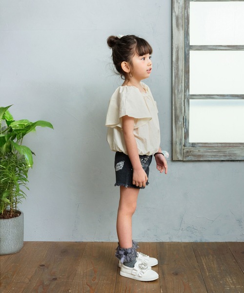 Rora(ローラ)の「ピア レースソックス (3colors)(ソックス/靴下・キッズ・ブラック/アイボリー/グレー・16-18cm/14-16cm/18-20cm)」の22枚目の写真