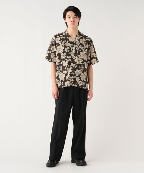 BEAMS HEART(ビームスハート)の「プリント オープンカラー シャツ(シャツ/ブラウス・メンズ・レッド系その他7/ホワイト系その他2/ホワイト/ダークブラウン/ネイビー・SMALL/MEDIUM/LARGE)」の12枚目の写真