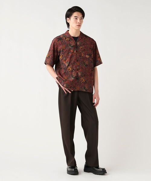 BEAMS HEART(ビームスハート)の「プリント オープンカラー シャツ(シャツ/ブラウス・メンズ・レッド系その他7/ホワイト系その他2/ホワイト/ダークブラウン/ネイビー・SMALL/MEDIUM/LARGE)」の15枚目の写真