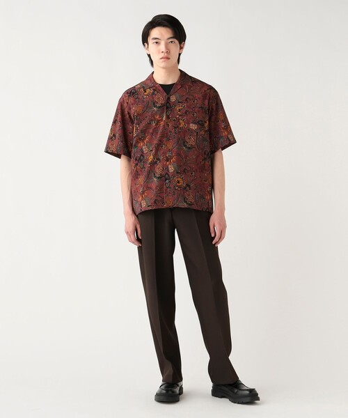 BEAMS HEART(ビームスハート)の「プリント オープンカラー シャツ(シャツ/ブラウス・メンズ・レッド系その他7/ホワイト系その他2/ホワイト/ダークブラウン/ネイビー・SMALL/MEDIUM/LARGE)」の16枚目の写真