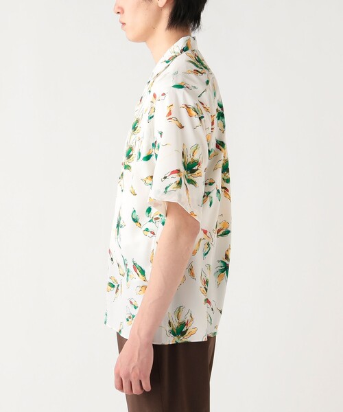 BEAMS HEART(ビームスハート)の「プリント オープンカラー シャツ(シャツ/ブラウス・メンズ・レッド系その他7/ホワイト系その他2/ホワイト/ダークブラウン/ネイビー・SMALL/MEDIUM/LARGE)」の22枚目の写真