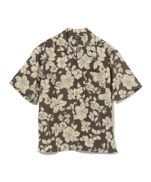 BEAMS HEART（ビームスハート）の「【7/31再値下げ】プリント オープンカラー シャツ（ユニセックス）（シャツ/ブラウス・メンズ・レッド系その他7/ホワイト系その他2/ホワイト/ダークブラウン/ネイビー・SMALL/MEDIUM/LARGE）」の8枚目の写真
