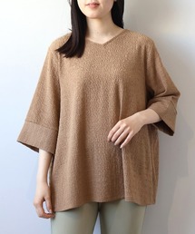 【WEB/一部店舗限定】【LL~6L 大きいサイズ】バックギャザープルオーバー