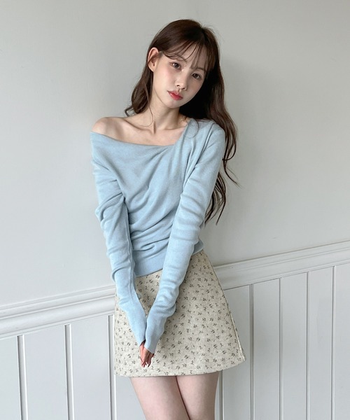 by muni:r(バイ ムニール)の「フローラルジャカードミニスカート(スカート・レディース・ブラック/アイボリー・SMALL/MEDIUM)」の14枚目の写真
