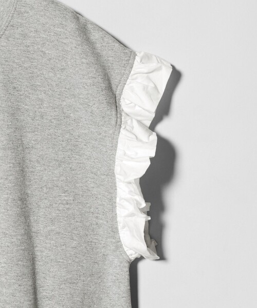 dahl'ia(ダリア)の「<dahl’ia>フリルスリーブ スウェット(スウェット・レディース・グレー系/ブラック・FREE)」の12枚目の写真