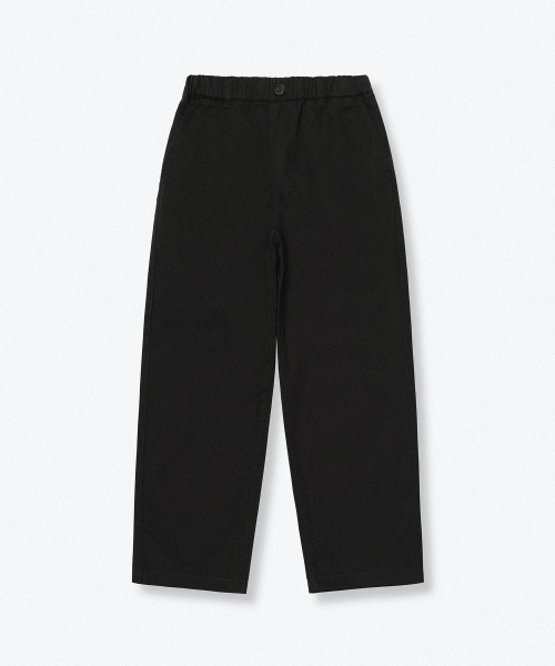 MUSINSA STANDARD KIDS（ムシンサスタンダードキッズ）の「裏起毛レギュラーフィットチノパンツ[ブラック]（その他パンツ・レディース・その他・100/110/120/130/140/150/160）」の3枚目の写真