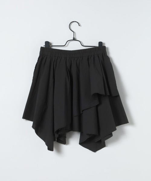 JEANASIS（ジーナシス）の「アソートイレヘムミスカート/654410（スカート・レディース・パープル系その他/オフホワイト/ブラック・FREE）」の4枚目の写真