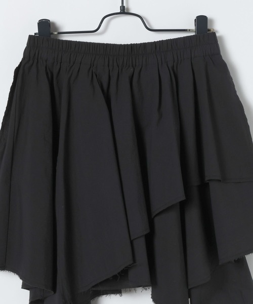 JEANASIS（ジーナシス）の「アソートイレヘムミスカート/654410（スカート・レディース・パープル系その他/オフホワイト/ブラック・FREE）」の5枚目の写真