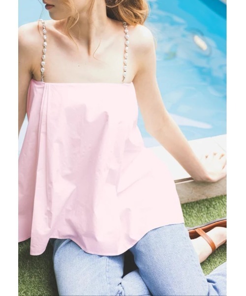 LUDICRUM(ルーディクルム)の「Multi strap tack camisole(キャミソール・レディース・ライトピンク/ブラック/オフホワイト・FREE)」の3枚目の写真
