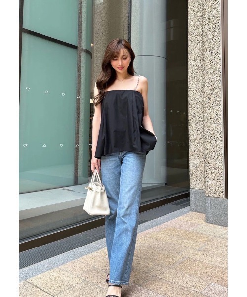 LUDICRUM(ルーディクルム)の「Multi strap tack camisole(キャミソール・レディース・ライトピンク/ブラック/オフホワイト・FREE)」の9枚目の写真
