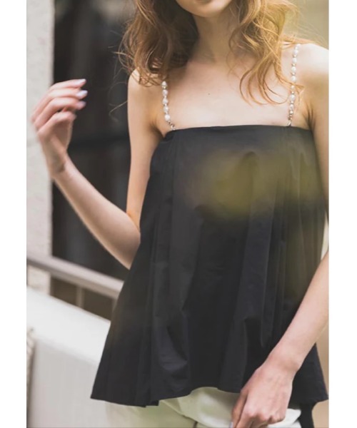 LUDICRUM(ルーディクルム)の「Multi strap tack camisole(キャミソール・レディース・ライトピンク/ブラック/オフホワイト・FREE)」の10枚目の写真
