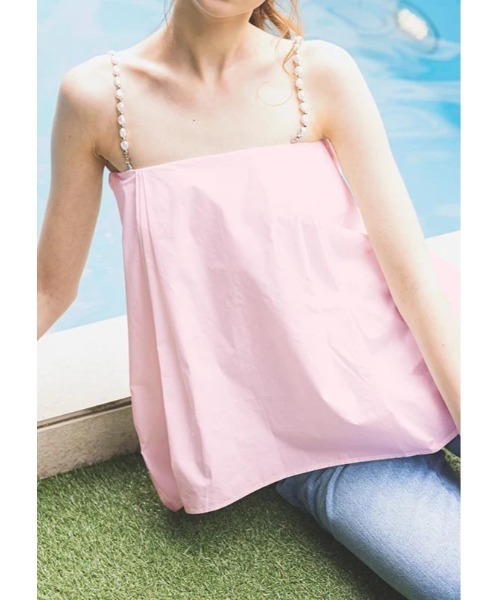 LUDICRUM(ルーディクルム)の「Multi strap tack camisole(キャミソール・レディース・ライトピンク/ブラック/オフホワイト・FREE)」の12枚目の写真