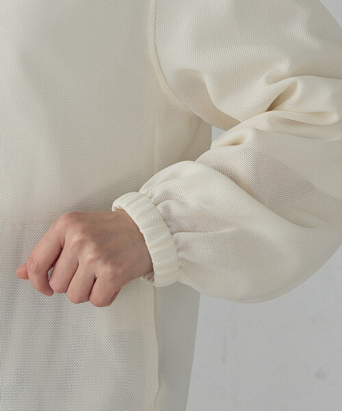 COMME CA ISM(コムサイズム)の「メッシュ ブルゾン(ブルゾン・レディース・ブラック/アイボリー・LARGE/MEDIUM)」の11枚目の写真
