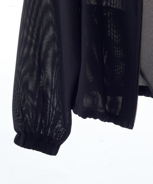 COMME CA ISM(コムサイズム)の「メッシュ ブルゾン(ブルゾン・レディース・ブラック/アイボリー・LARGE/MEDIUM)」の19枚目の写真