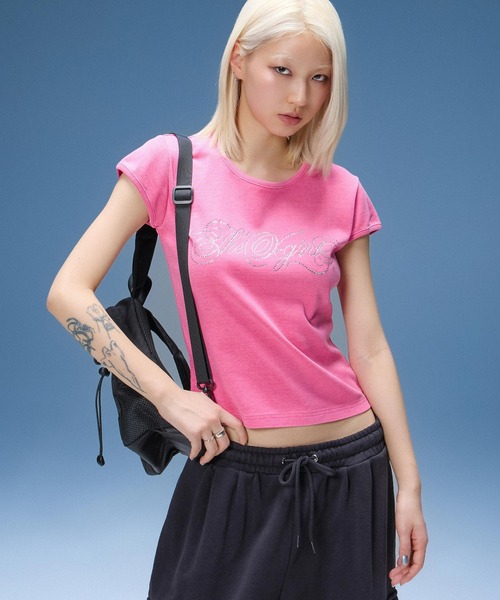 X-girl（エックスガール）の「BUNGEE CORD 2WAY MINI DAYPACK（バックパック/リュック・レディース・ブラック/レッド・ONE SIZE）」の11枚目の写真