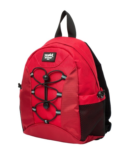 X-girl（エックスガール）の「BUNGEE CORD 2WAY MINI DAYPACK（バックパック/リュック・レディース・ブラック/レッド・ONE SIZE）」の12枚目の写真
