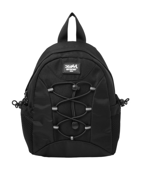 X-girl（エックスガール）の「BUNGEE CORD 2WAY MINI DAYPACK（バックパック/リュック・レディース・ブラック/レッド・ONE SIZE）」の14枚目の写真