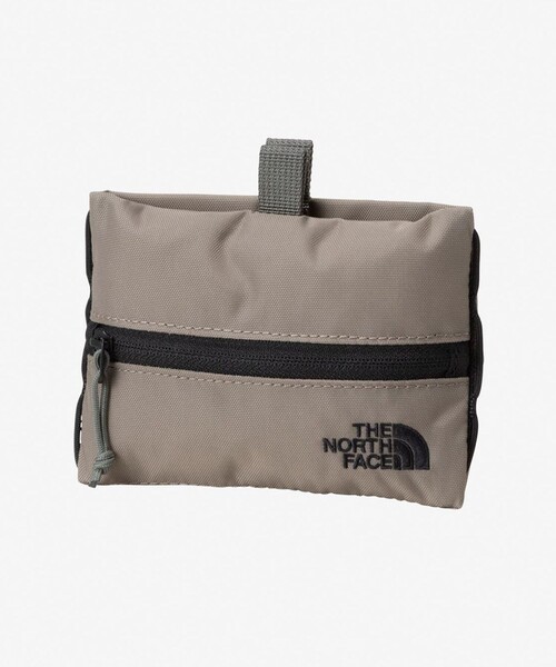 THE NORTH FACE（ザノースフェイス）の「THE NORTH FACE/ザ・ノース・フェイス Bilby Flat Pouch M/ビルビーフラットポーチM【NN22606】（ポーチ・メンズ・ブラック/ベージュ・ONE SIZE）」の2枚目の写真