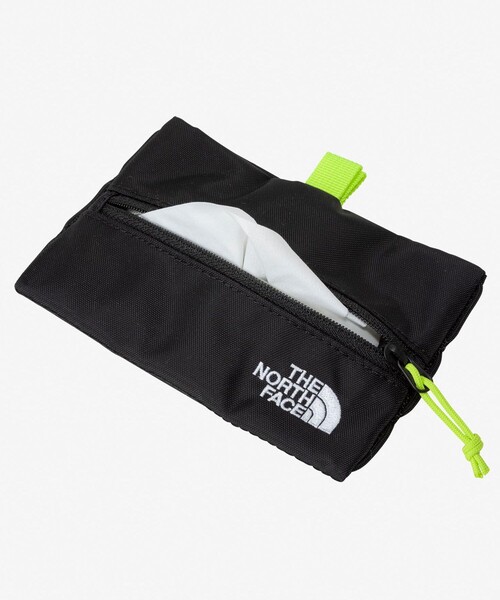 THE NORTH FACE（ザノースフェイス）の「THE NORTH FACE/ザ・ノース・フェイス Bilby Flat Pouch M/ビルビーフラットポーチM【NN22606】（ポーチ・メンズ・ブラック/ベージュ・ONE SIZE）」の3枚目の写真