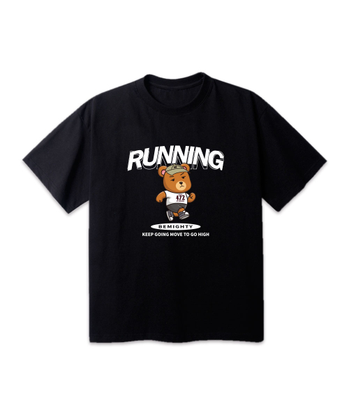BEMIGHTY（ビーマイティー）の「ランニングベア オーバーサイズ 半袖Tシャツ [ホワイト]（Tシャツ/カットソー・メンズ・その他・X-LARGE/XX-LARGE/LARGE）」の3枚目の写真
