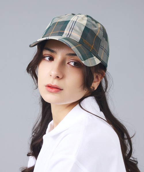 Barbour（バブアー）の「【Barbour / バブアー】TELFIELD TARTAN CAP / テルフィールド タータンチェック / キャップ / 帽子 / ユニセックス（キャップ・メンズ・グリーン系その他/ブラウン系その他・フリー）」の3枚目の写真