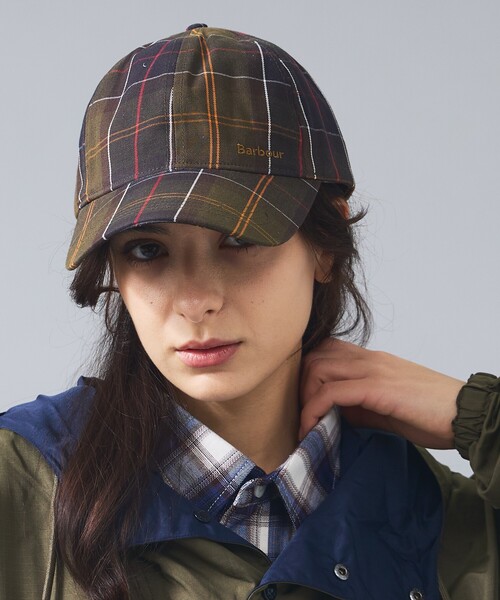 Barbour（バブアー）の「【Barbour / バブアー】TELFIELD TARTAN CAP / テルフィールド タータンチェック / キャップ / 帽子 / ユニセックス（キャップ・メンズ・グリーン系その他/ブラウン系その他・フリー）」の9枚目の写真