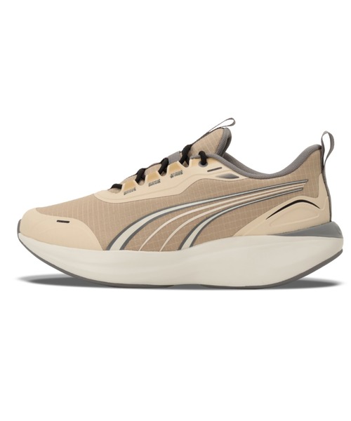 PUMA(プーマ)の「PUMA プーマ ユニセックス ソフトライド ムーブオン フダン ワイド ランニ(スニーカー・メンズ・ブラック×シルバー/グレー/ブラック/ベージュ・22.0cm/29.0cm/28.0cm/27.0cm/26.0cm/25.0cm/24.0cm/23.0cm/30.0cm/28.5cm/27.5cm/26.5cm/25.5cm/24.5cm/23.5cm/22.5cm)」の4枚目の写真