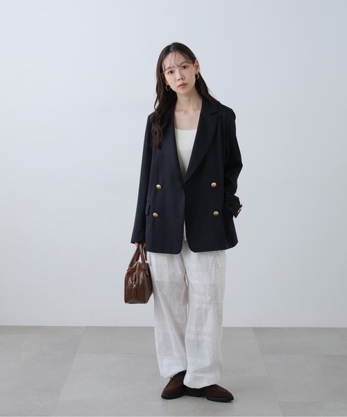 FREE'S MART（フリーズマート）の「◆レースカーゴパンツ（カーゴパンツ・レディース・ブラック/ホワイト・MEDIUM/SMALL）」の17枚目の写真