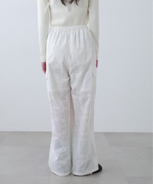 FREE'S MART（フリーズマート）の「◆レースカーゴパンツ（カーゴパンツ・レディース・ブラック/ホワイト・MEDIUM/SMALL）」の20枚目の写真