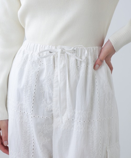 FREE'S MART（フリーズマート）の「◆レースカーゴパンツ（カーゴパンツ・レディース・ブラック/ホワイト・MEDIUM/SMALL）」の21枚目の写真