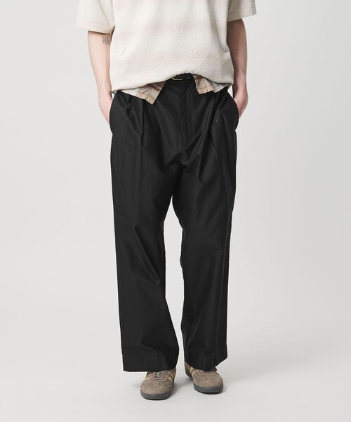 BEAUTY&YOUTH UNITED ARROWS(ビューティーアンドユースユナイテッドアローズ)の「GIZA モールスキン 2タック パンツ NO.10(その他パンツ・メンズ・オフホワイト/ブラック・M/L/S/XL)」の2枚目の写真
