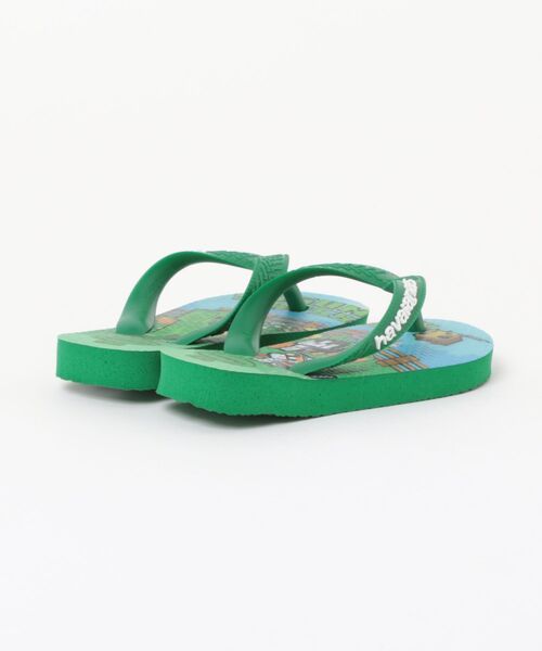 havaianas(ハワイアナス)の「KIDS MINECRAFT(サンダル・キッズ・グリーン/グレー系・16cm/17cm/18cm/19cm/20cm)」の15枚目の写真