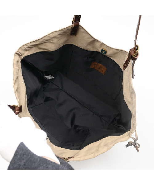 CLEDRAN(クレドラン)の「【軽量 大容量】CL3964 LALI SIDE GATHER TOTE(トートバッグ・レディース・ブラック/ブルーグレー/ベージュ・FREE)」の9枚目の写真