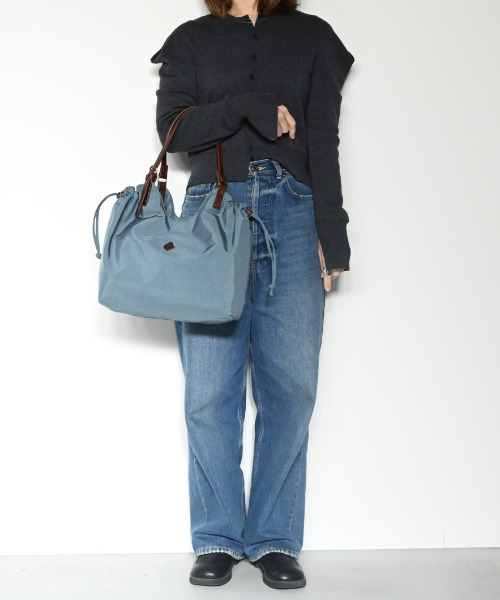 CLEDRAN(クレドラン)の「【軽量 大容量】CL3964 LALI SIDE GATHER TOTE(トートバッグ・レディース・ブラック/ブルーグレー/ベージュ・FREE)」の14枚目の写真