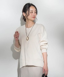 【WEB限定】お肌にやさしいファスナーニット≪手洗い≫