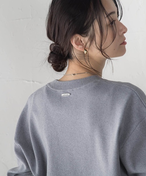 LAUTREAMONT（ロートレアモン）の「【WEB限定】お肌にやさしいファスナーニット≪手洗い≫（ニット/セーター・レディース・ピンク/ライトグレー/ブラック/ベージュ・9号/11号）」の2枚目の写真