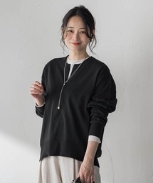 LAUTREAMONT | 【WEB限定】お肌にやさしいファスナーニット≪手洗い≫(ニット/セーター)