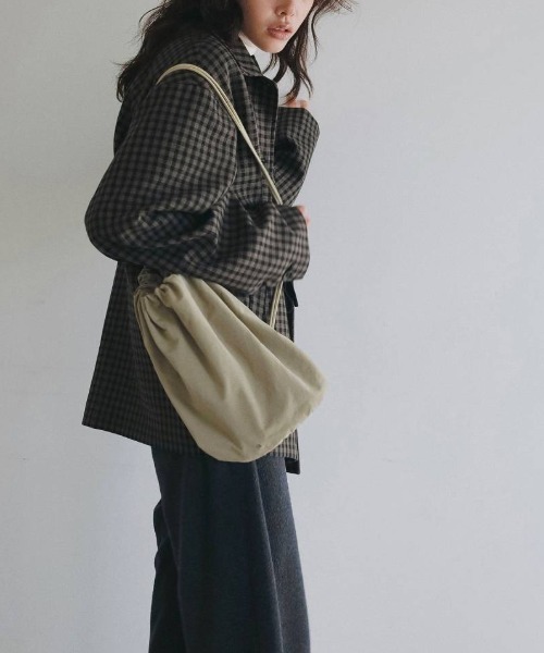 anuke(アンヌーク)の「anuke Check Coverall Jacket チェックカバーオールジャケット/62620102(その他アウター・レディース・ブラウン・36/38)」の12枚目の写真