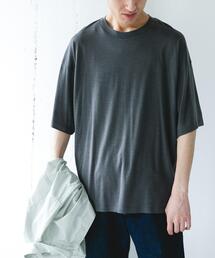 URBAN RESEARCH DOORS | PURE WOOL クルーネックショートスリーブTシャツ(Tシャツ/カットソー)