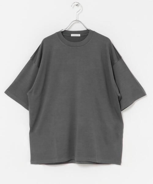 URBAN RESEARCH DOORS（アーバンリサーチドアーズ）の「PURE WOOL クルーネックショートスリーブTシャツ（Tシャツ/カットソー・メンズ・グレー/ブラック・MEDIUM/LARGE）」の13枚目の写真