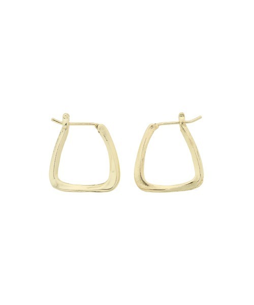 Edit Sheen（エディットシーン）の「スクエアヴィンテージフープピアス（ピアス（両耳用）・レディース・ゴールド・FREE）」の4枚目の写真