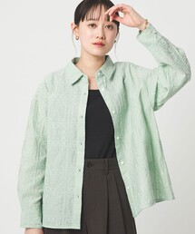 グリーンレーベルリラクシング ヴィドヴァンスター刺繍ブラウス green label relaxing｜グリーンレーベルリラクシングのシャツ