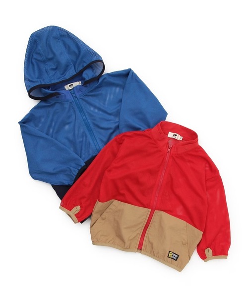 KP BOY(ケーピーボーイ)の「メッシュ ジャケット 【防虫加工】(その他アウター・キッズ・レッド/ブルー・90cm/110cm/120cm/130cm/100cm/140cm/150cm)」の10枚目の写真