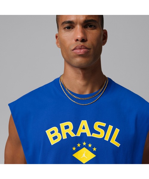 JORDAN BRAND（ジョーダンブランド）の「JORDAN BRAND M J SLVLSS GX CREW P6 / ジョーダン ブランド ジョーダン SLVLSS GX ショートスリーブ クルー P6 / NIKE【SP】（Tシャツ/カットソー・メンズ・ブルー・S/M/L/XL/XXL）」の6枚目の写真