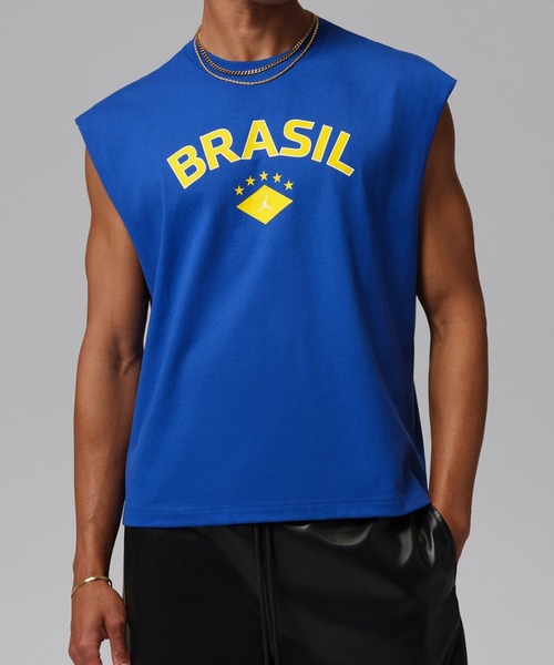 JORDAN BRAND（ジョーダンブランド）の「JORDAN BRAND M J SLVLSS GX CREW P6 / ジョーダン ブランド ジョーダン SLVLSS GX ショートスリーブ クルー P6 / NIKE【SP】（Tシャツ/カットソー・メンズ・ブルー・S/M/L/XL/XXL）」の2枚目の写真