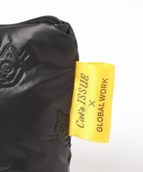 GLOBAL WORK（グローバルワーク）の「Cat's ISSUE/撥水キルトポーチ/636180（ポーチ・レディース・ブラック/シルバー・FREE）」の10枚目の写真