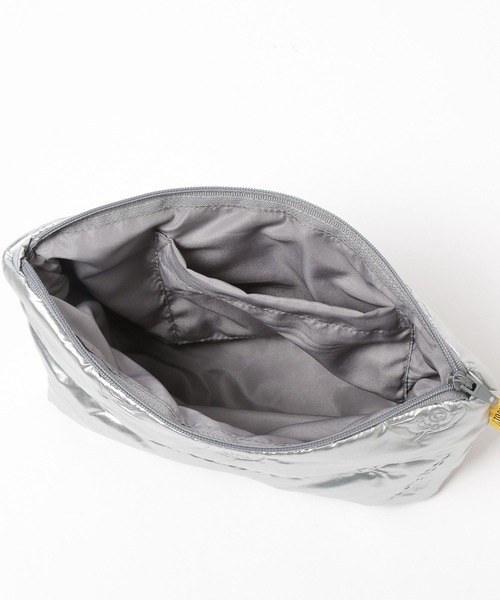 GLOBAL WORK（グローバルワーク）の「Cat's ISSUE/撥水キルトポーチ/636180（ポーチ・レディース・ブラック/シルバー・FREE）」の14枚目の写真