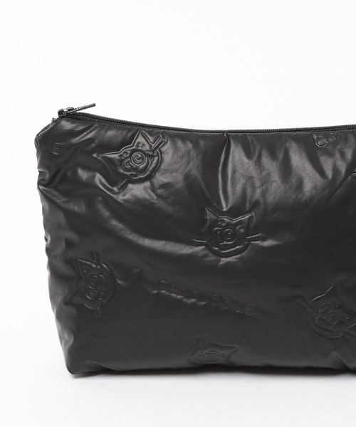 GLOBAL WORK（グローバルワーク）の「Cat's ISSUE/撥水キルトポーチ/636180（ポーチ・レディース・ブラック/シルバー・FREE）」の15枚目の写真